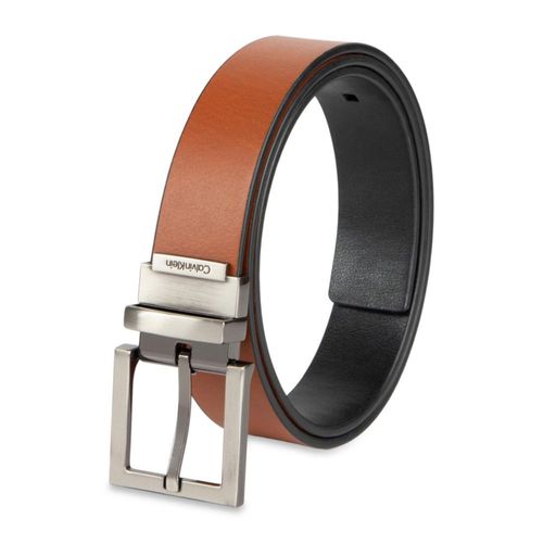 Cinturón de Vestir Reversible Calvin Klein XL (Tostado/Negro)