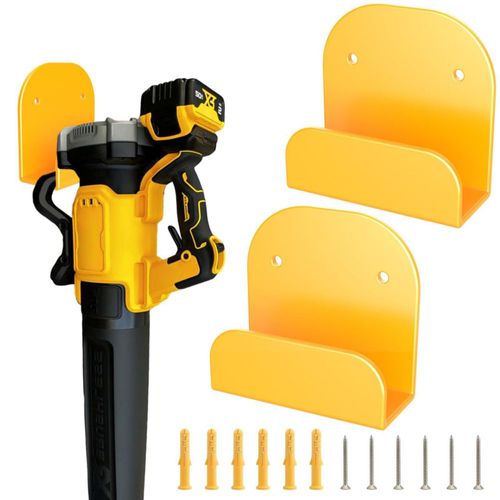 Portaherramientas Liantaul Pack de 2 Amarillo Montaje en Pared