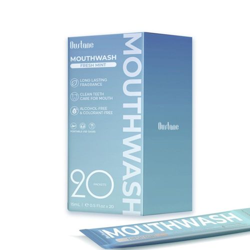 Enjuague Bucal OUSTANE Tamaño Viaje Menta 20 Unidades 15 ml