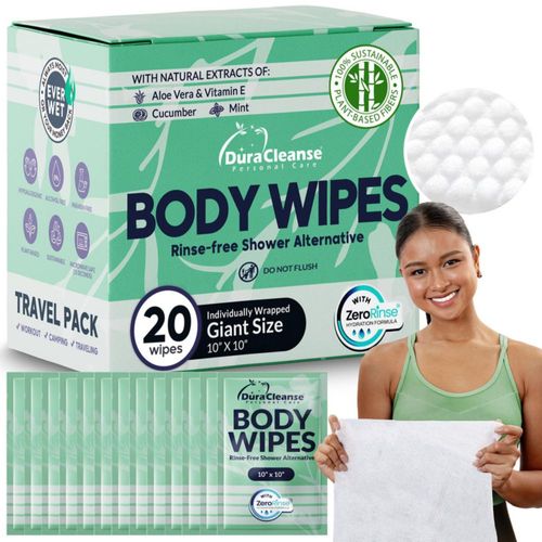 Toallitas Corporales Dura Cleanse XL 25 cm (20 unidades)