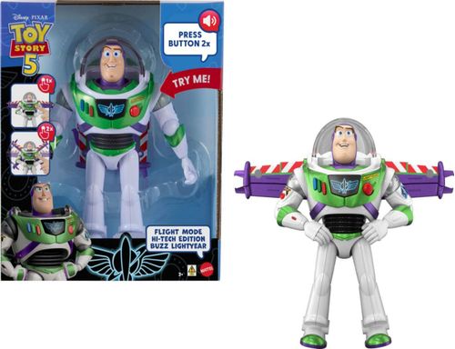 Figura de acción Mattel Buzz Lightyear modo vuelo 27 cm