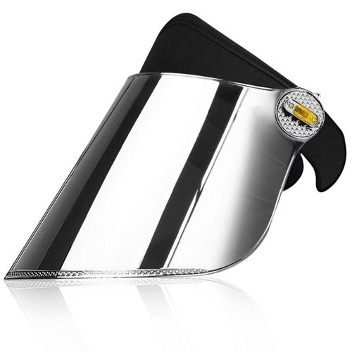 GORRA WAYCOM 52-54 cm UV50+ Visera Solar Negra/Plateada