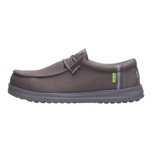 Zapatos HEYDUDE Wally Work CT para hombre gris oscuro talla 11