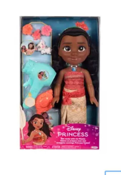 Muñeca Disney Princesa Moana – Set de Juego de Peinado