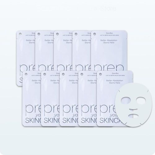 Mascarilla de hoja SOONIKO Mochi Skin - Pack de 10 vegana