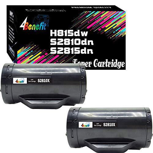 Tóner 4Benefit Dell S2810dn S2810X 2 unidades Negro