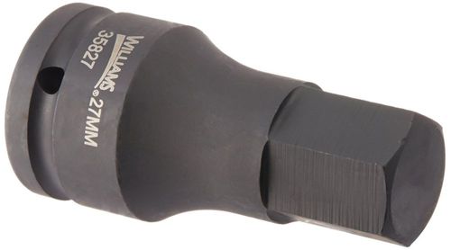 Destornillador de vaso hexagonal Williams 3/4" 27 mm negro