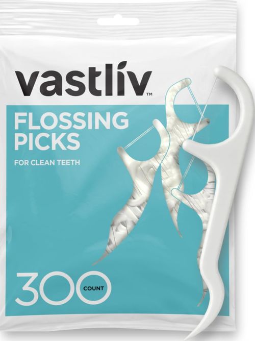 Palillos de Hilo Dental Vastliv 300 Unidades - Removedor de Placa
