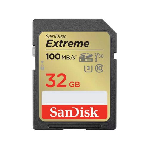Tarjeta de Memoria SanDisk Extreme 32GB UHS-I U3 SDHC