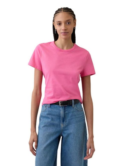 Playera GAP cuello redondo color rosa