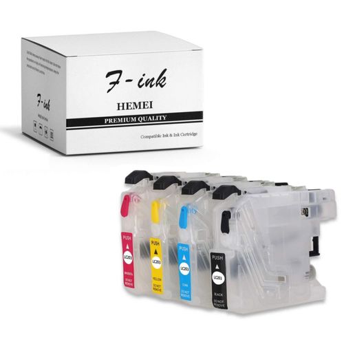 Cartucho de tinta recargable Fink para Brother LC201/203/203XL