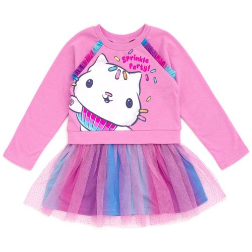 Vestido DREAMWORKS Gabby's Dollhouse con tutú rosa 3T