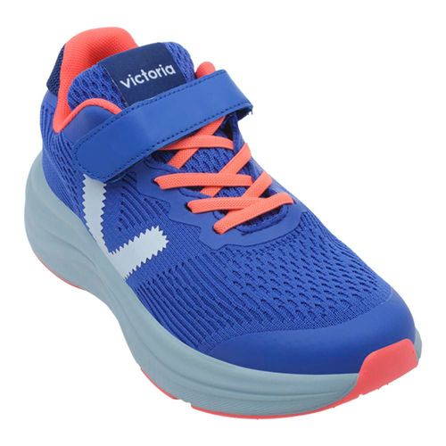 Tenis Niño victoria RASET CH Azul-Blanco-Naranja