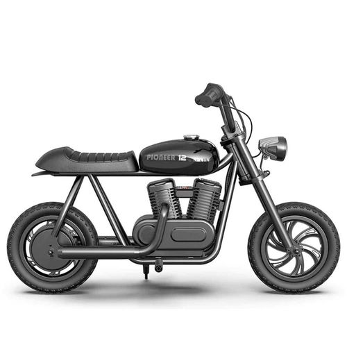 Moto Eléctrica Infantil Hyper Gogo Pioneer 12 Básica Negra