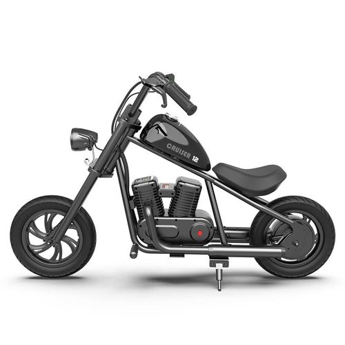 Moto Eléctrica Infantil Hyper Gogo Cruiser 12 Básica Negra