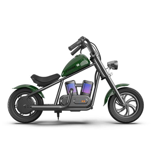 Moto Eléctrica Infantil Hyper Gogo Cruiser 12 Plus Verde