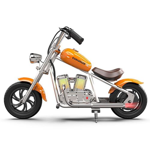 Moto Eléctrica Infantil Hyper Gogo Challenger 12 Pro Naranja
