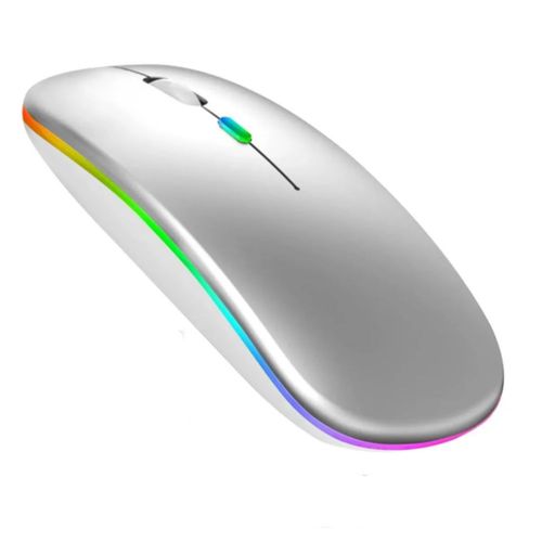 Mouse Recargable Bluetooth5.2  Color Plata