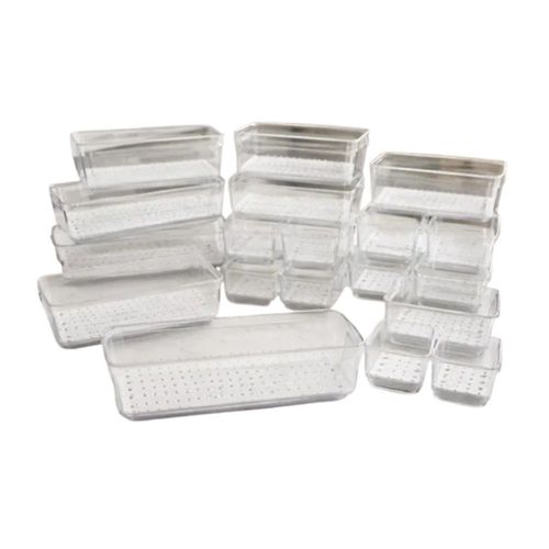 Set 25 Piezas Organizadores Multiusos Transparente