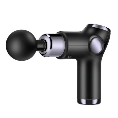 Pistola De Masaje Muscular Para Relajar Aliviar El Dolor Color Negro