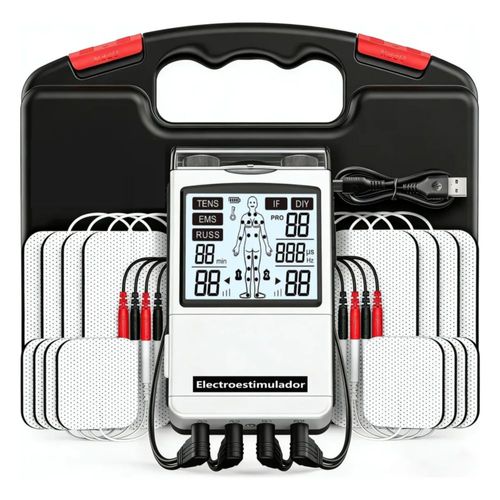 Masaje Electroestimulado con 68 modos Color Plata