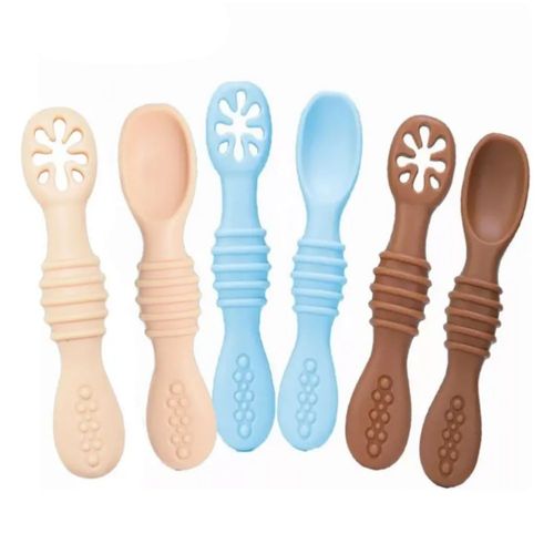 Juego De Cucharas Para Bebé. 6pack Multicolor, Etapas 1 Y 2, Multicolor