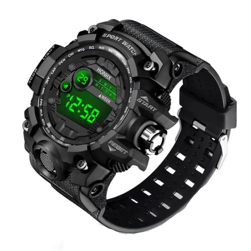 Reloj Deportivo, Militar Impermeable Color Negro