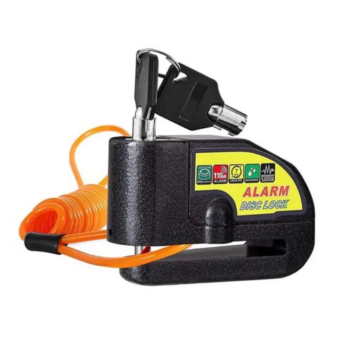 Alarma para Motocicleta Bloqueo Impermeable Color Negro