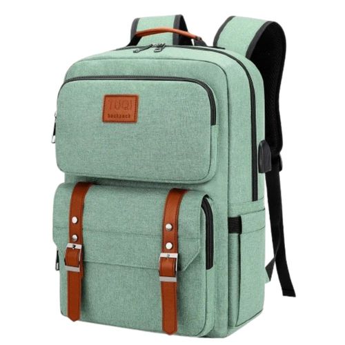 Mochila Antirrobo Mochila Para Portátil Mochilas De Viaje, Color verde