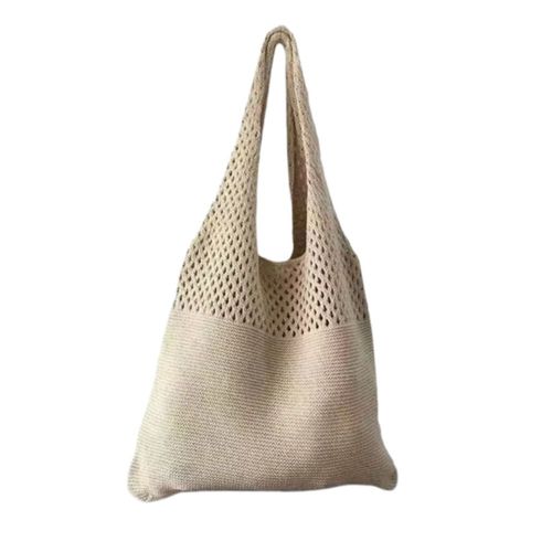 Bolsa De Playa Para Mujer Color Beige