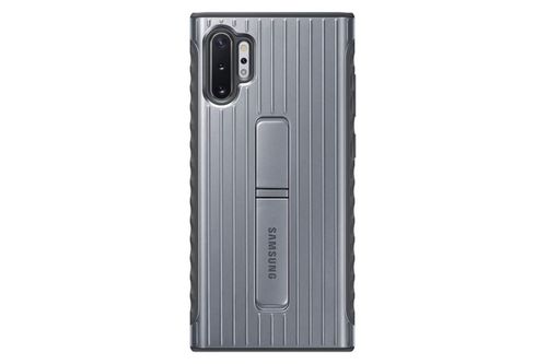 Funda Samsung Galaxy Note10+ Plateada Resistente