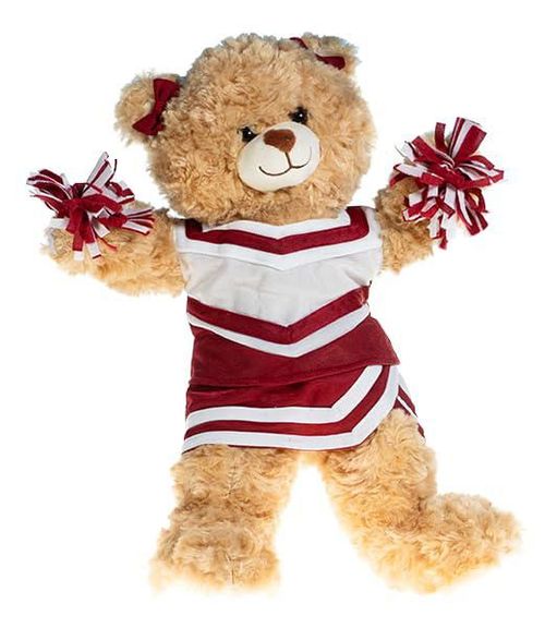 Ropa para peluches PLUSH TOYS WONDERLAND 15‑25 cm Granate/Blanco