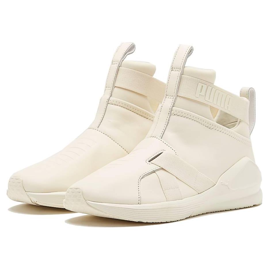 Tenis Puma Fierce Strap Leather Mujer Urbano Moda Beige