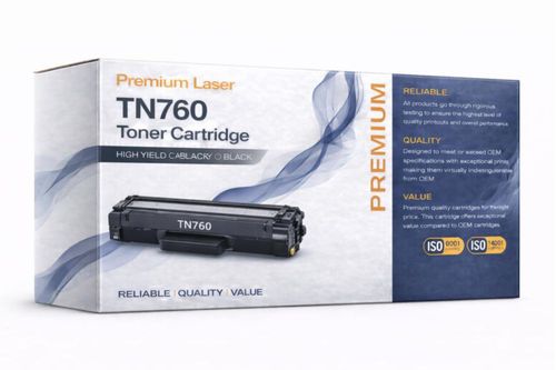 Cartucho de tóner ABT TN760 negro de alto rendimiento - 1 unidad