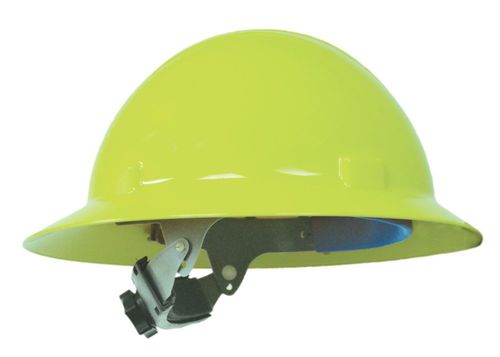 Casco de Seguridad Deltaplus Color Lima con Suspensión de 4 Puntos y Cierre Deslizante