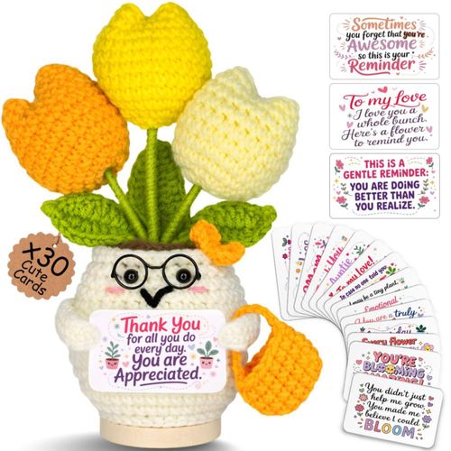 Tulipán de Crochet OPLIXO con 30 Tarjetas