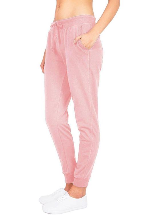 Pantalones Jogger Ambiance Malva Talla S 118 cm de largo