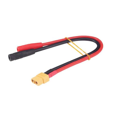 Cable adaptador BDHI XT60 a banana de 4 mm 12 AWG 25 cm