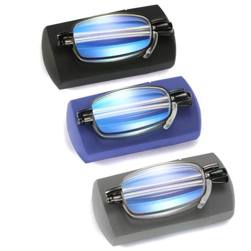 Gafas de lectura plegables touk con filtro de luz azul +2.25 (3 unidades)