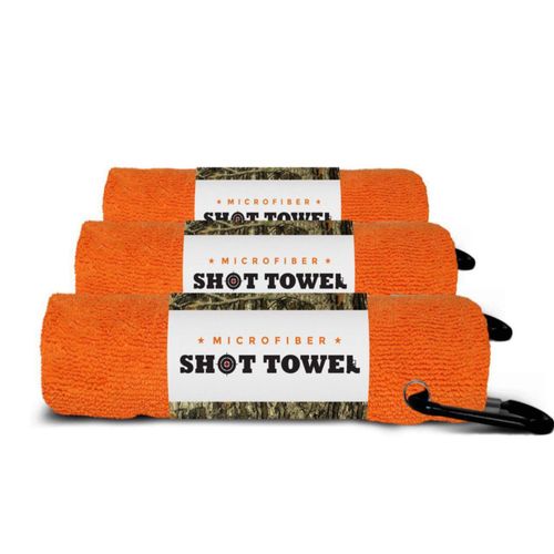 Toalla de tiro 41 cm (pack de 3) naranja microfibra