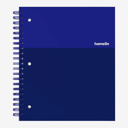 Cuaderno Hamelin de Papel Cuadriculado 216 × 279 cm 150 páginas Azul Eléctrico