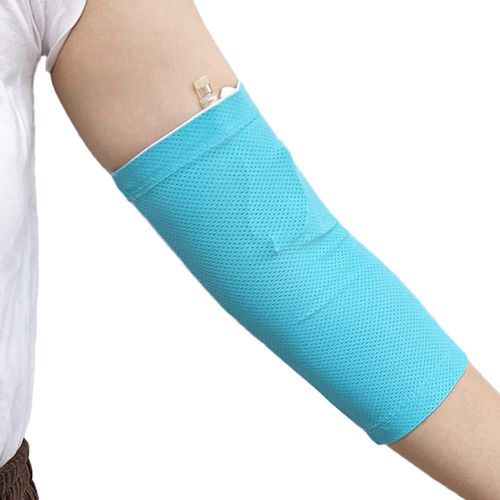 Manga protectora para línea PICC MENURSY 26.5-30 cm Cian transpirable