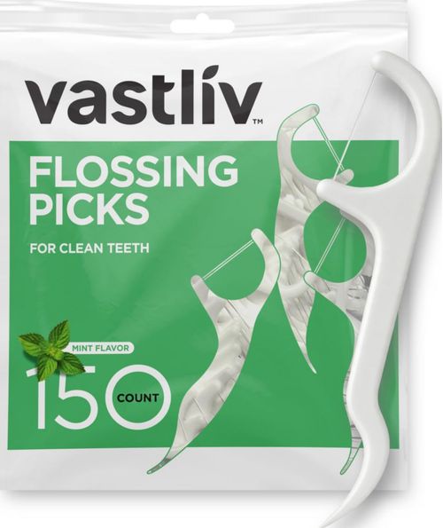 Palillos de hilo dental Vastliv 150 unidades sabor menta