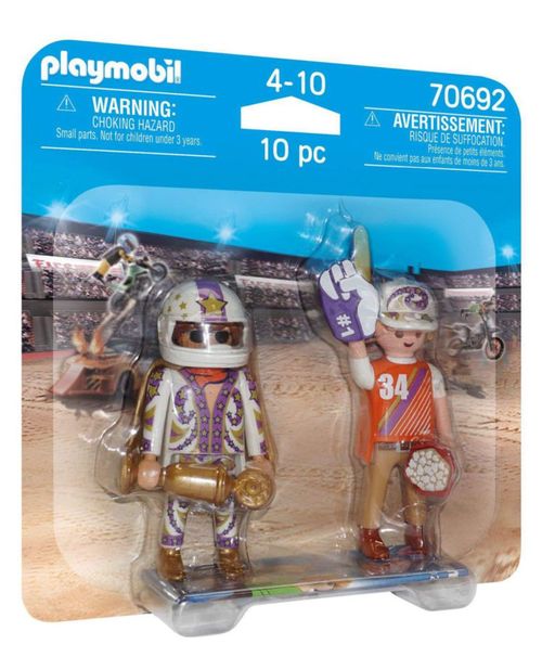 Figura de juguete Playmobil Stuntshow DuoPack 10 piezas 4 años +
