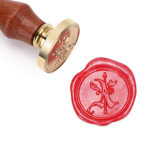 Sello de cera MCEAL 30 mm Letra Victoriana X