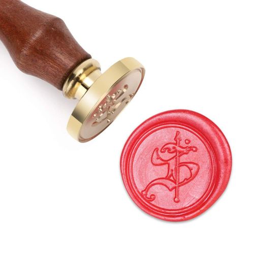 Sello de cera MCEAL 30 mm Letra S victoriana