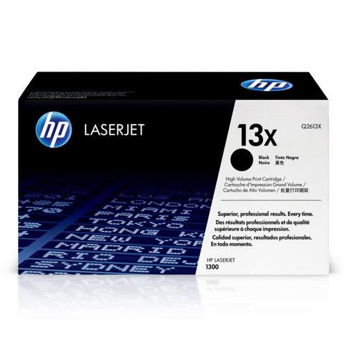 Cartucho de Tóner HP 13X Negro de Alto Rendimiento Q2613X