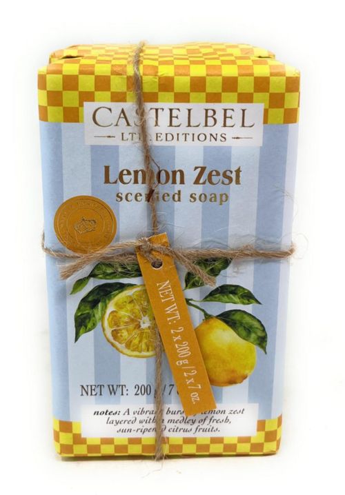 Jabón Castelbel Cáscara de Limón 200 g x2
