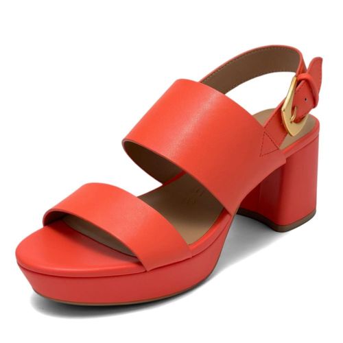 Sandalia Plataforma Camilia de Aerosoles en Naranja (cuero sintético)