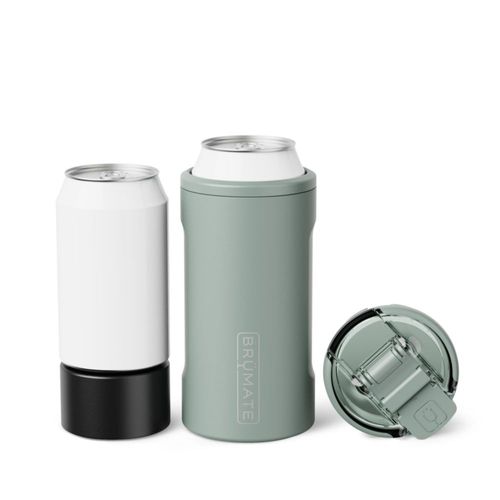 Enfriador de latas BrüMate Trio 12/16 oz Sage a prueba de fugas